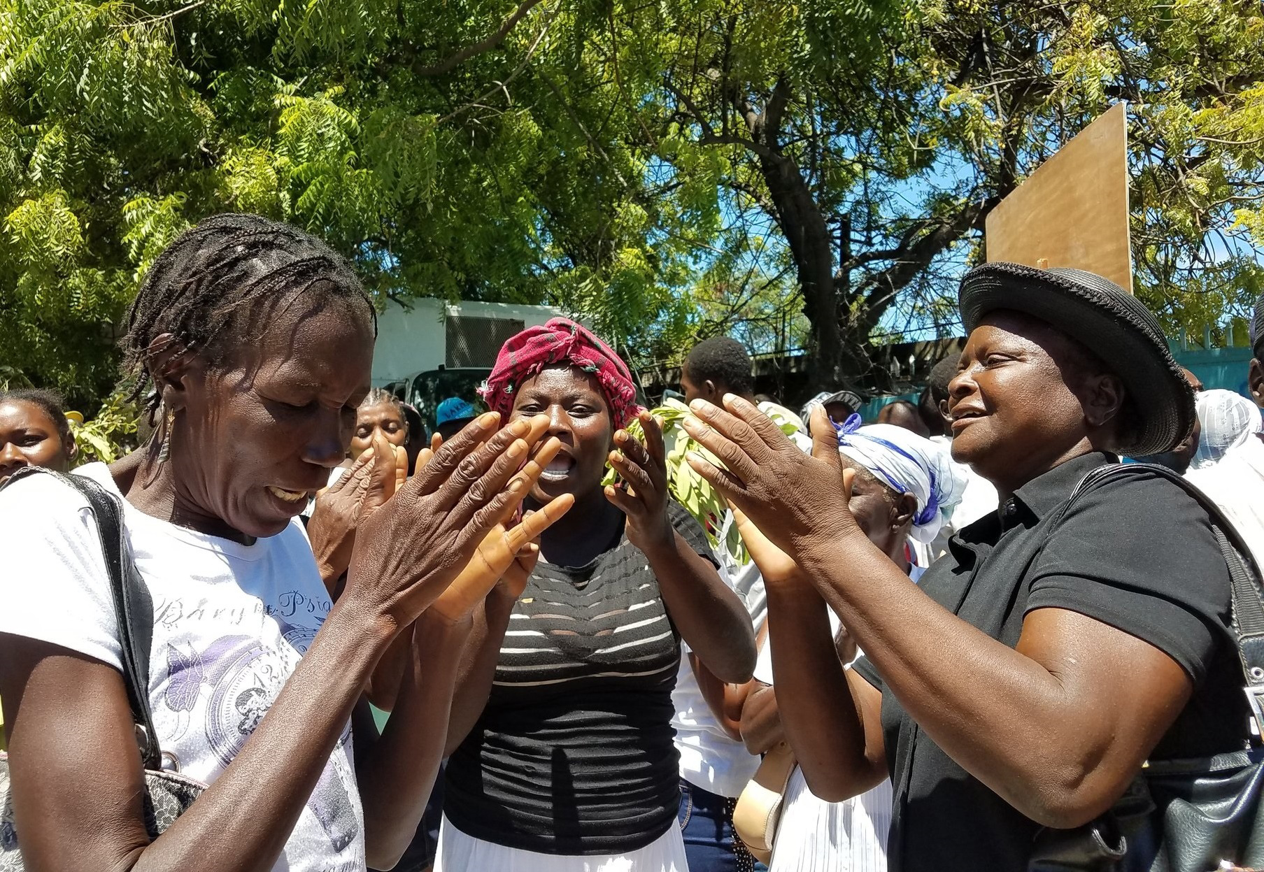 Women at Cholera Protest