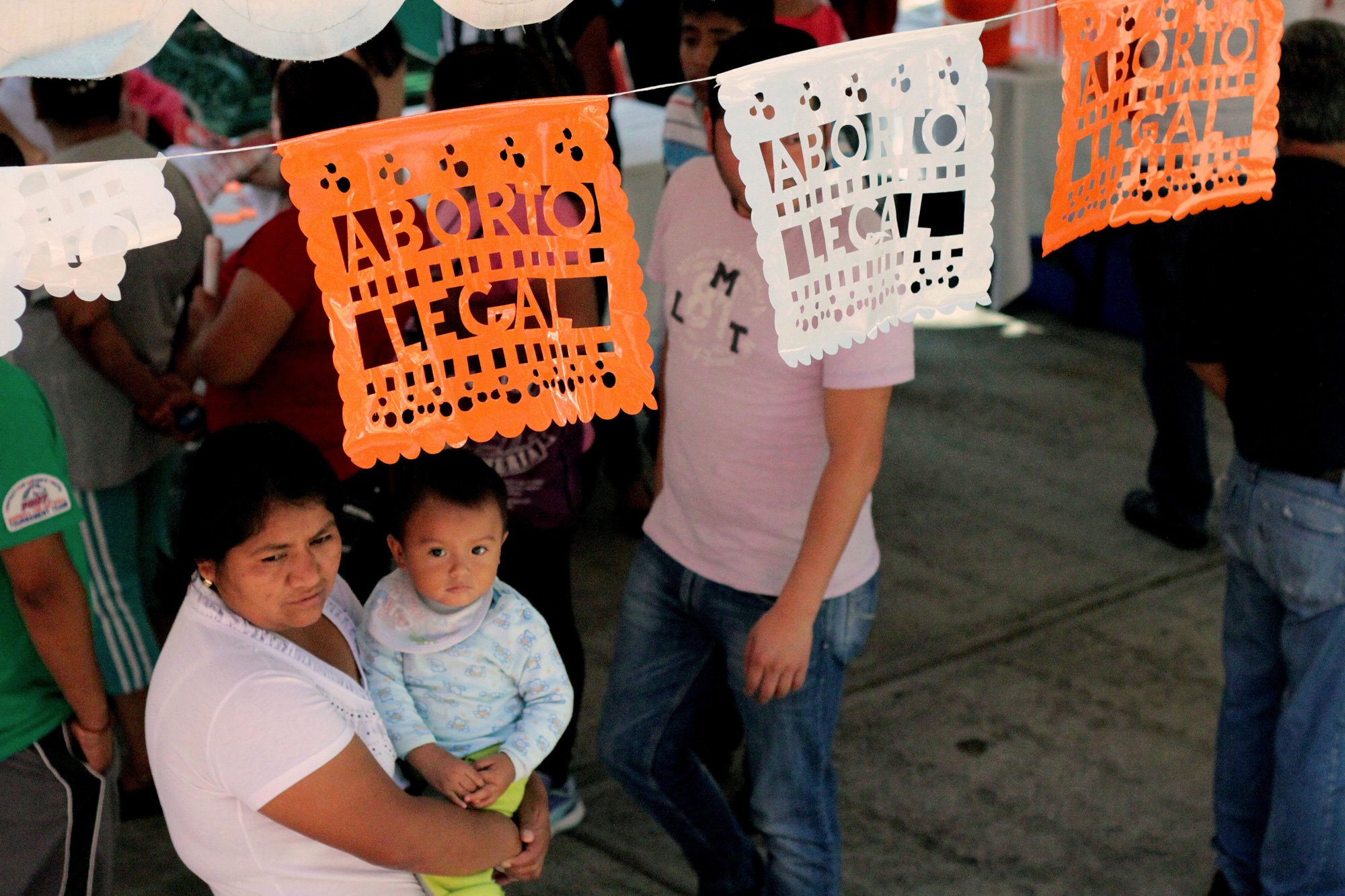 Ipas march to inform women about free, legal, and safe abortion services in Mexico City.