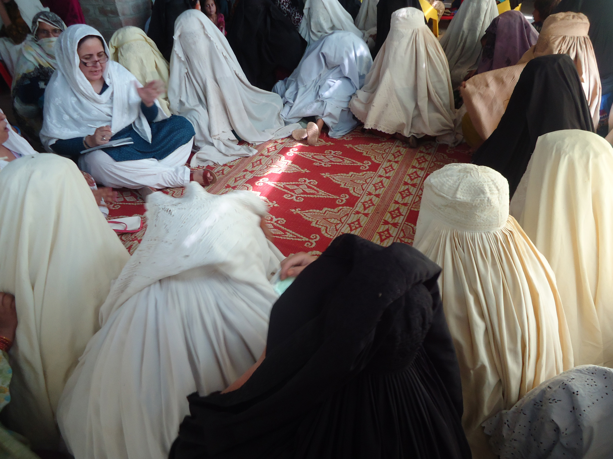 Women IDPs from Waziristan in Bakahel Camp