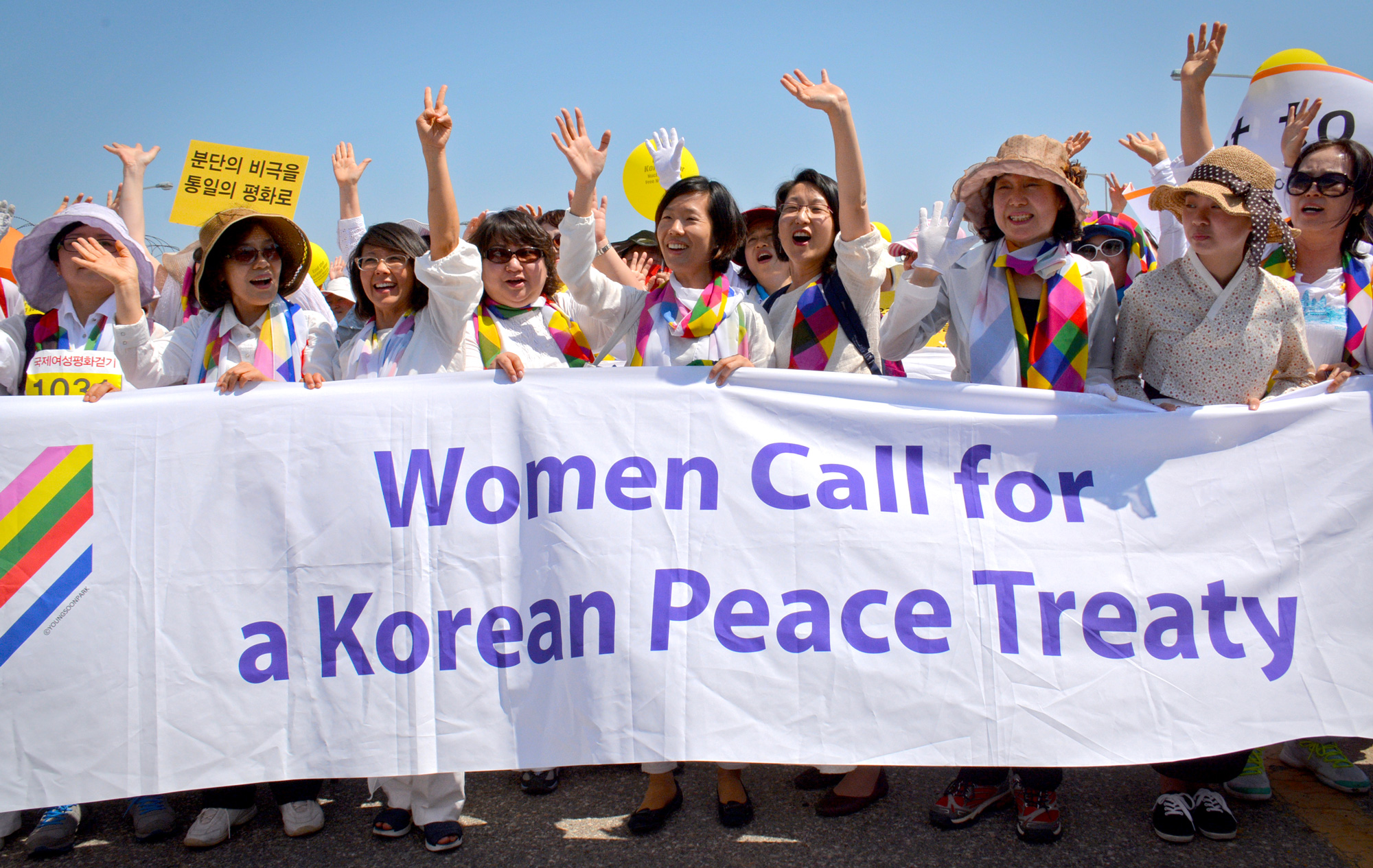 Women Call for Korean Peace Treaty supporters