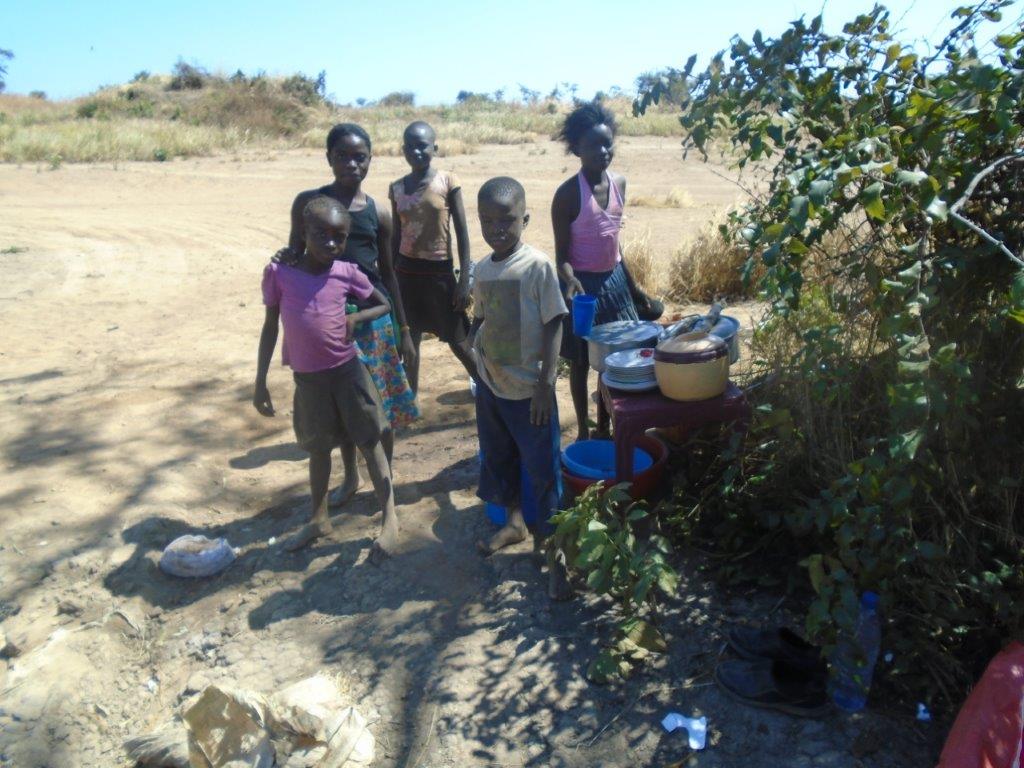 Children at an artisanal mine site in DRC