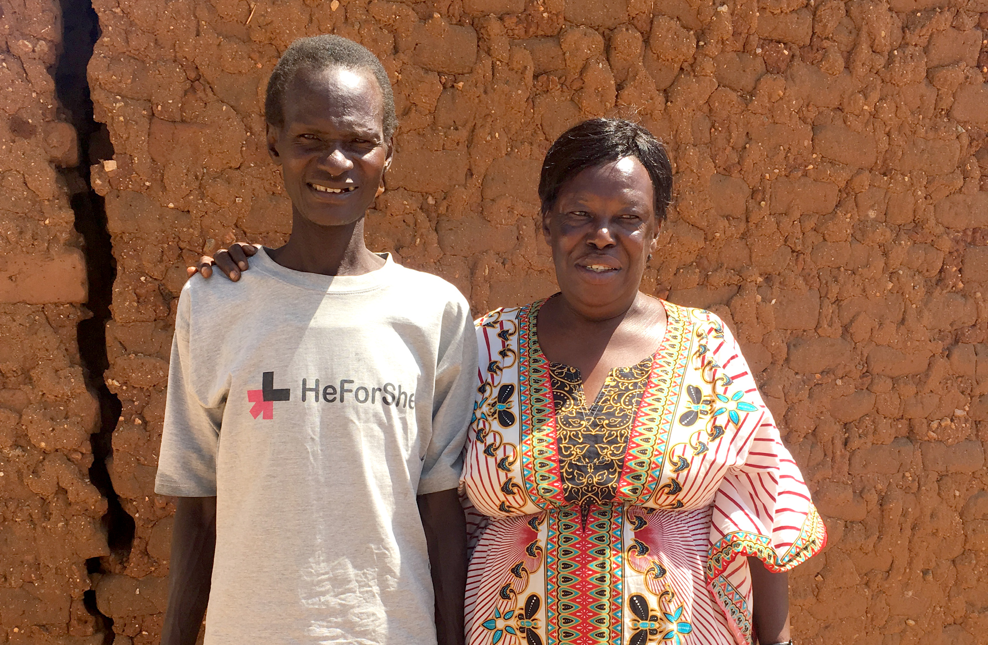 AWARE Executive Director of grantee posing with a Change Agent