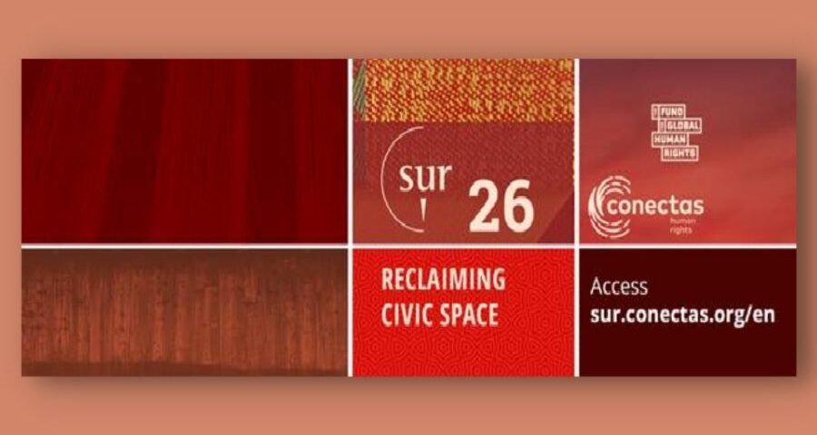 Cover of 26th edition of Sur-International Journal on Human Rights: Reclaiming Civic Space